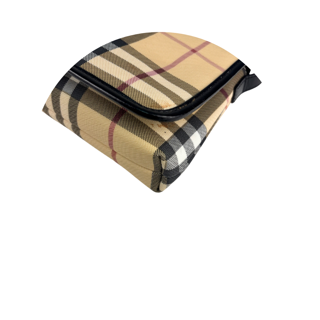 Burberry Nova Check Flap Shoulder Bag