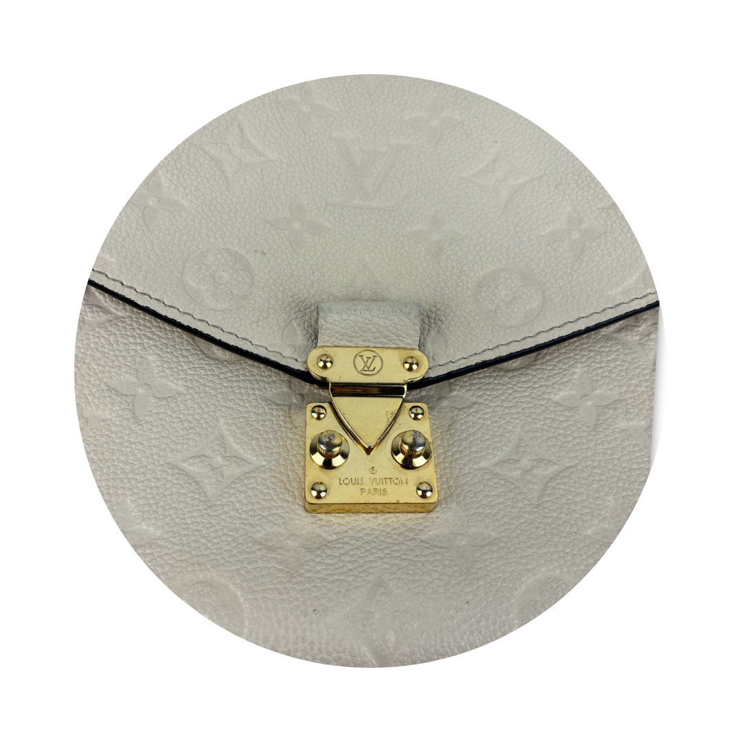 Louis Vuitton Cream Empreinte Pochette Métis