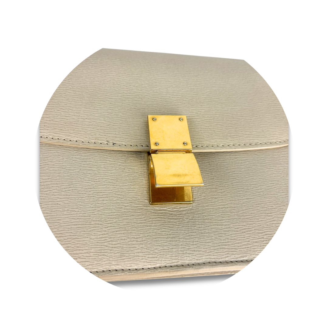 Celine Small Beige Box Bag