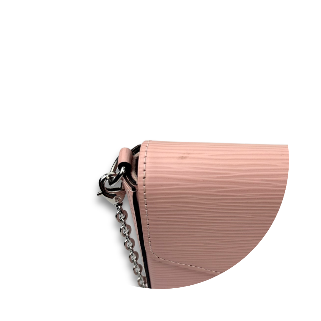 Louis Vuitton Pale Pink Epi Leather Pochette Felicie