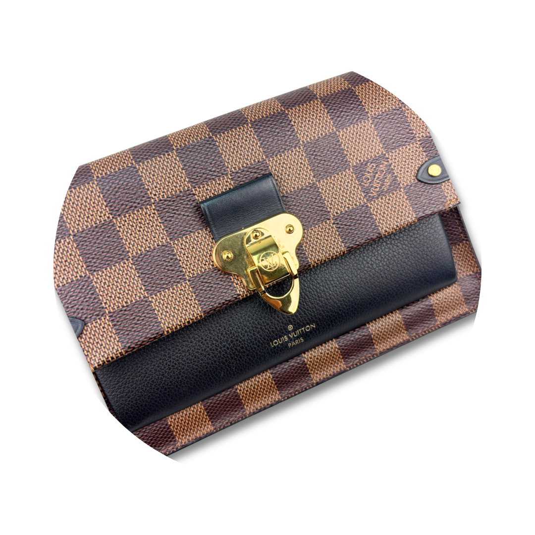 Louis Vuitton Damier Ebene Vavin Chain Wallet