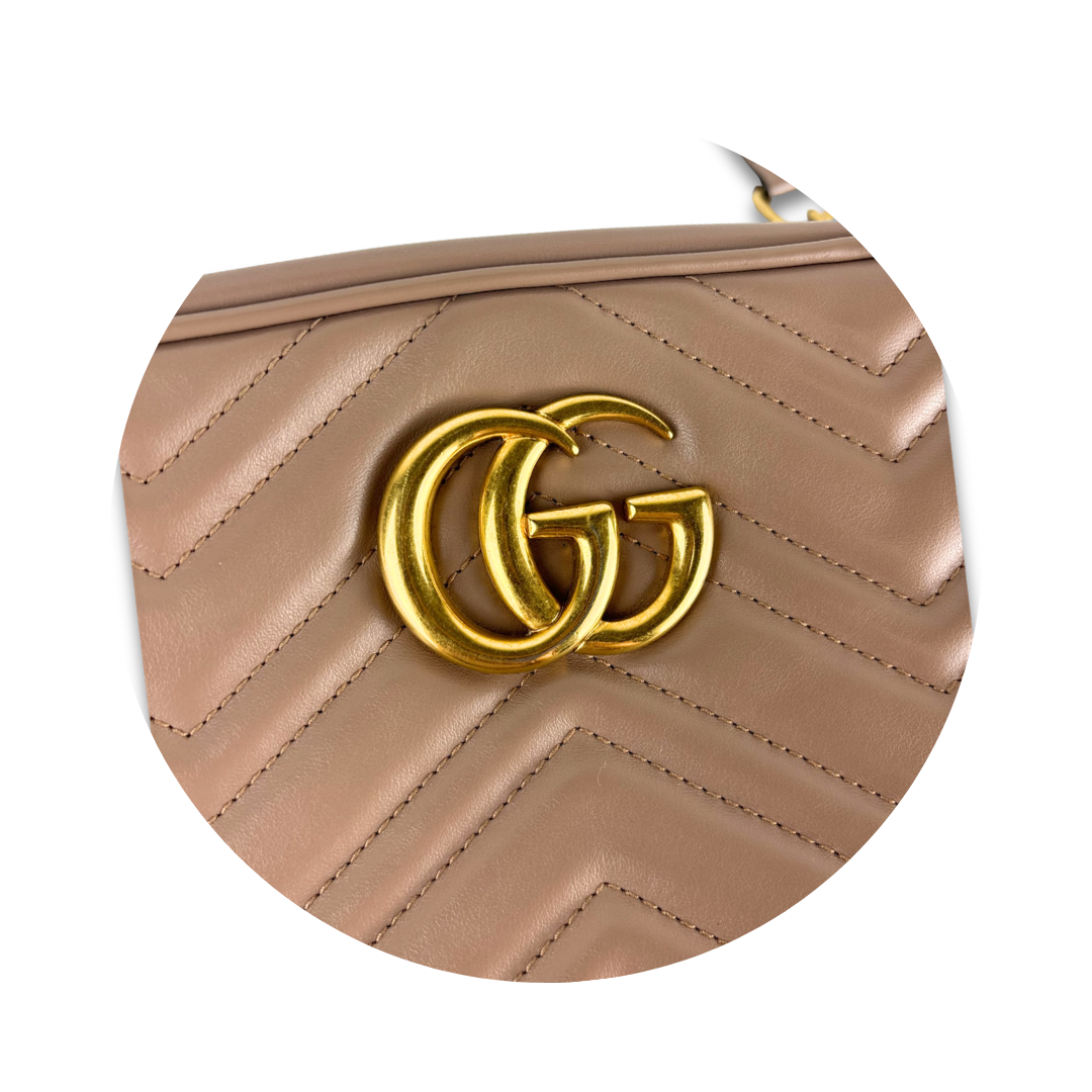 Gucci Dusty Rose Marmont Small Camera Bag