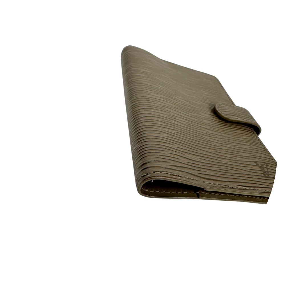Louis Vuitton Grey Epi Leather Agenda PM