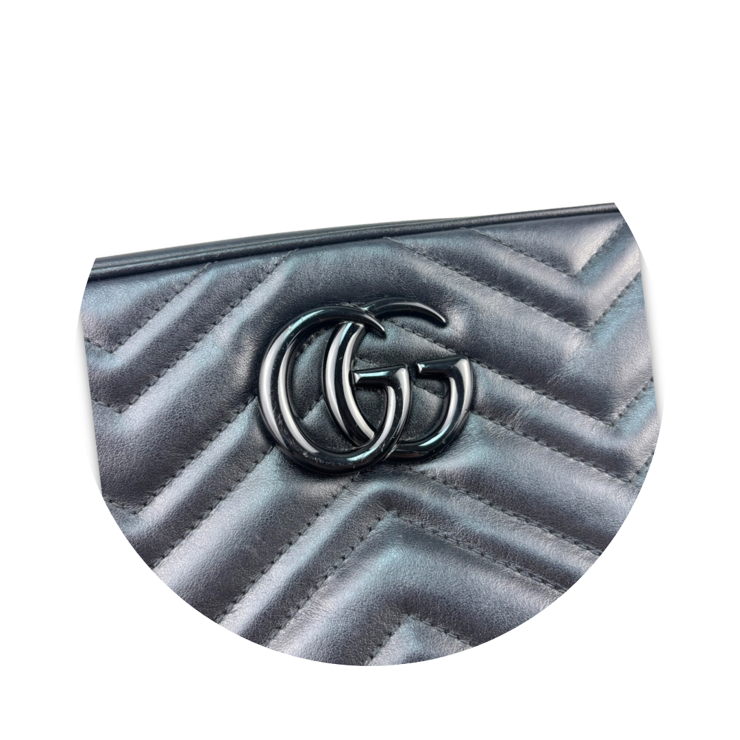 Gucci Black Marmont Small Camera Bag