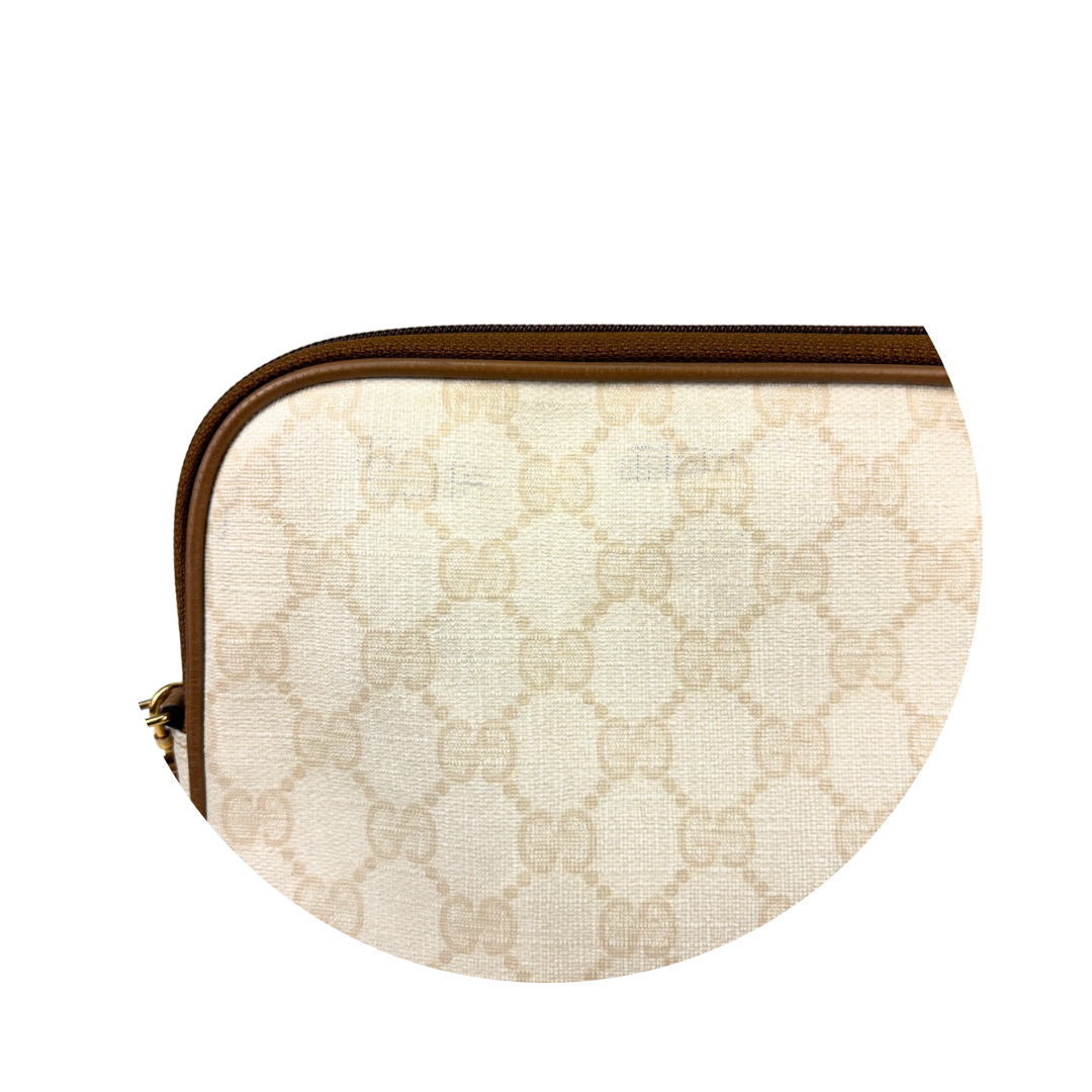 Gucci Vintage Ivory Pouch on Strap