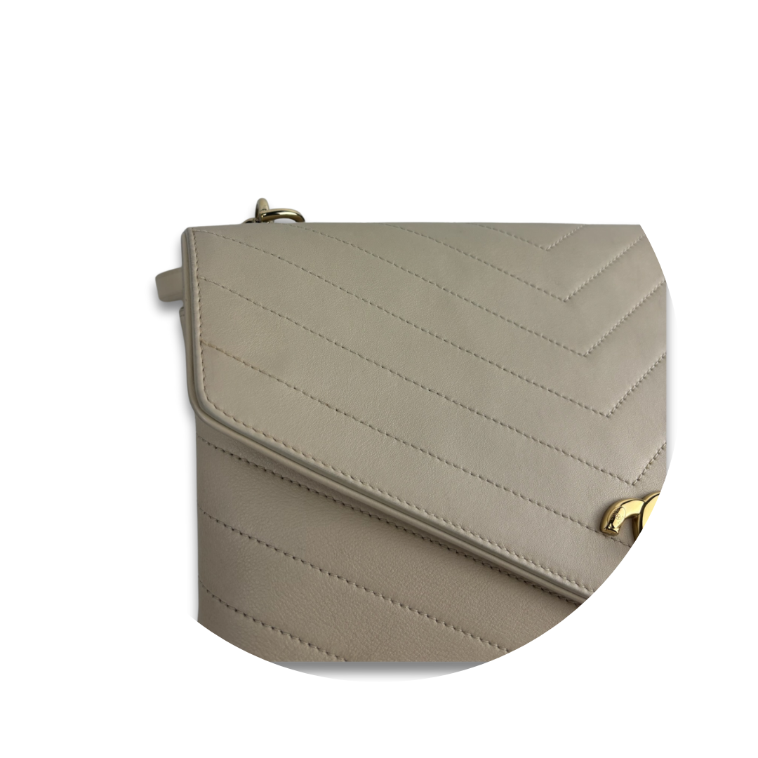 Chanel Cream Medium Coco Envelope Flap