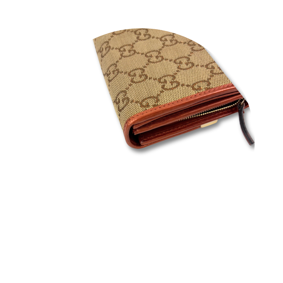 Gucci GG Canvas Continental Wallet