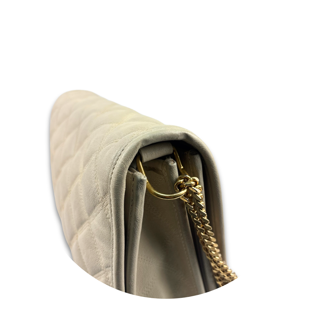 YSL Off White Becky Shoulder Bag