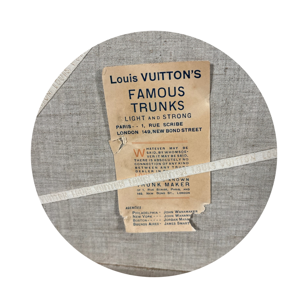 Louis Vuitton Monogram Antique Malle Courrier 90 Trunk
