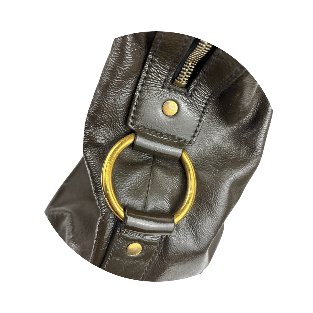 YSL Patent Leather Muse Bag