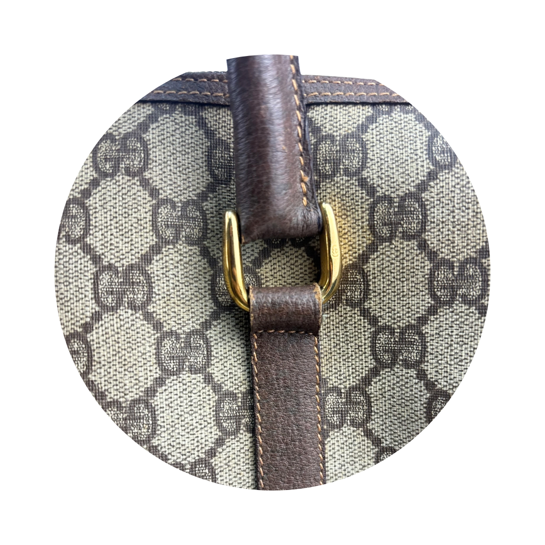 Gucci Supreme Vintage Boston Bag