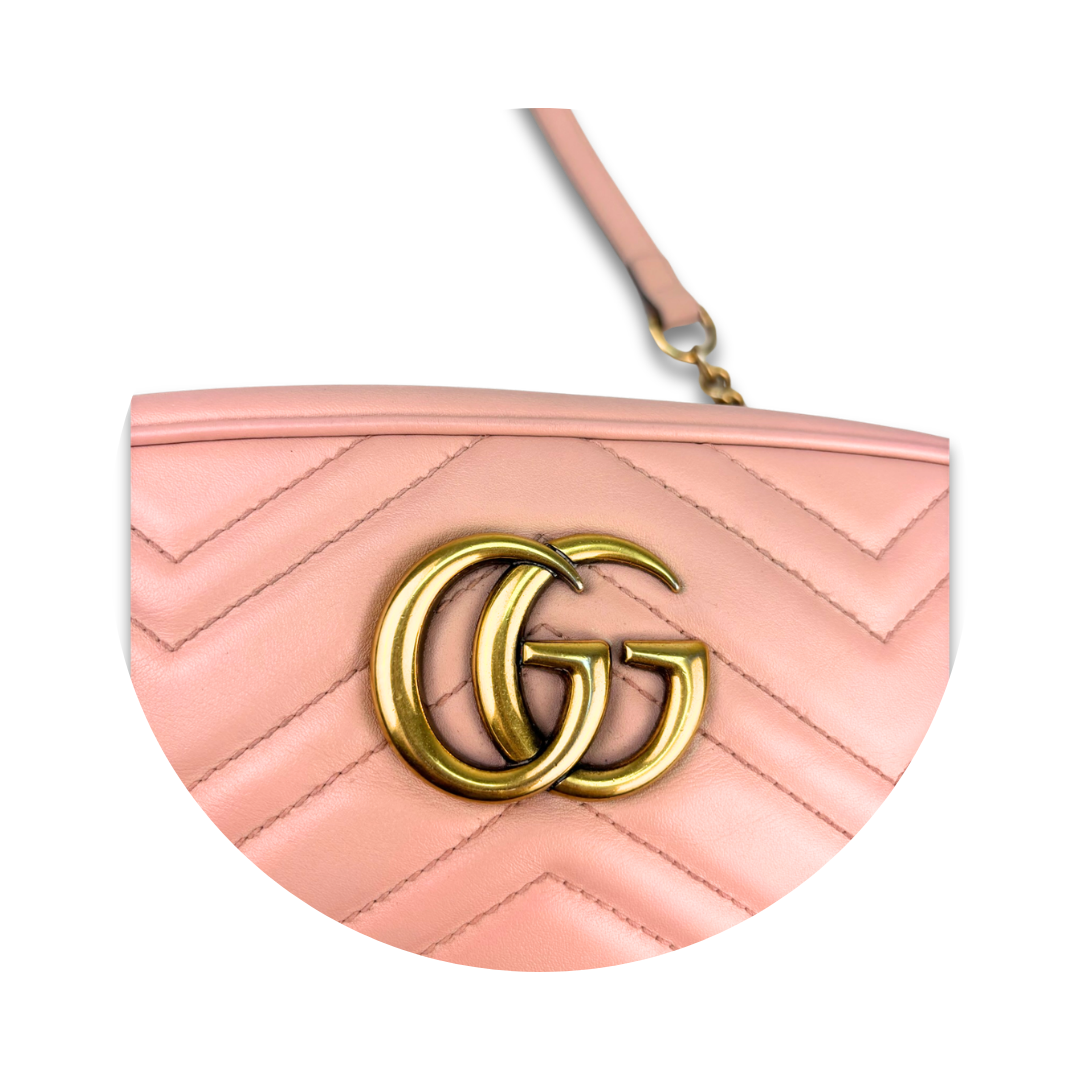 Gucci Pink Marmont Camera Bag