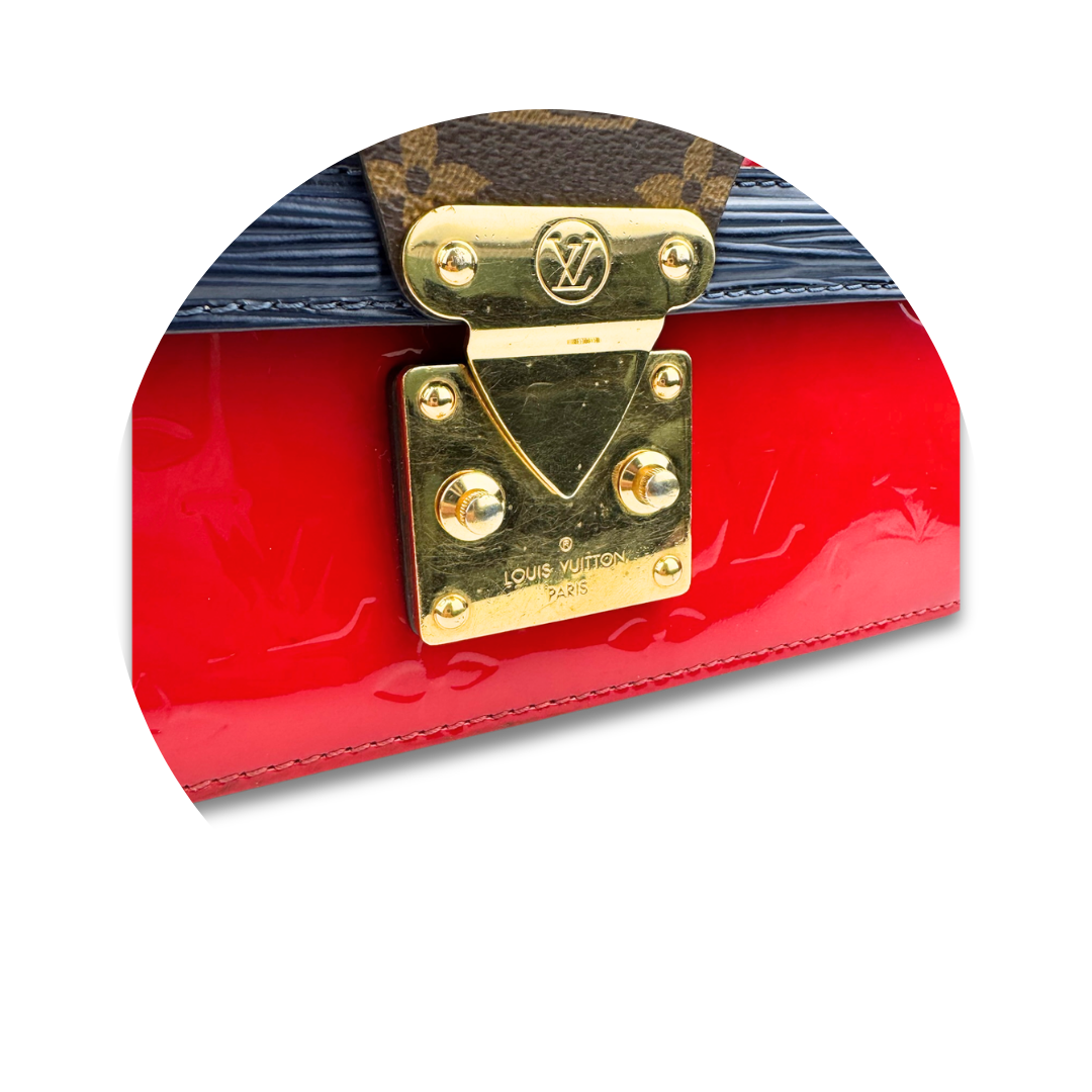 Louis Vuitton Red Vernis Wynwood Bag