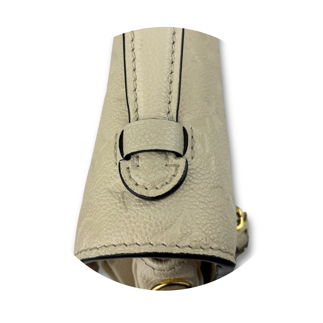 Louis Vuitton Cream Empreinte Pochette Métis