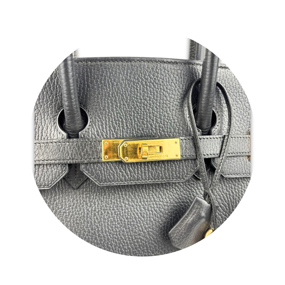 Hermès Ardennes Birkin 35 Noir