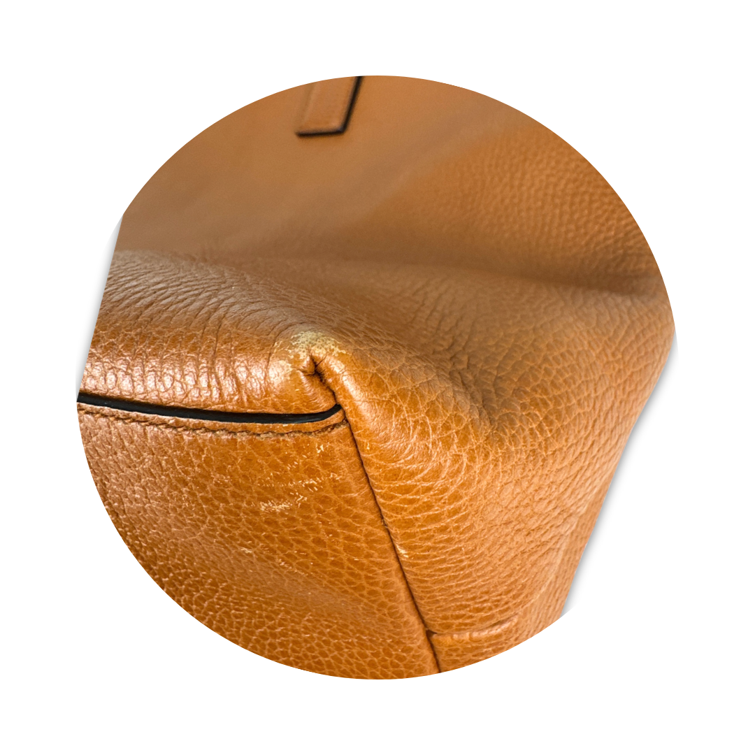 Gucci Brown Bamboo Leather Tote