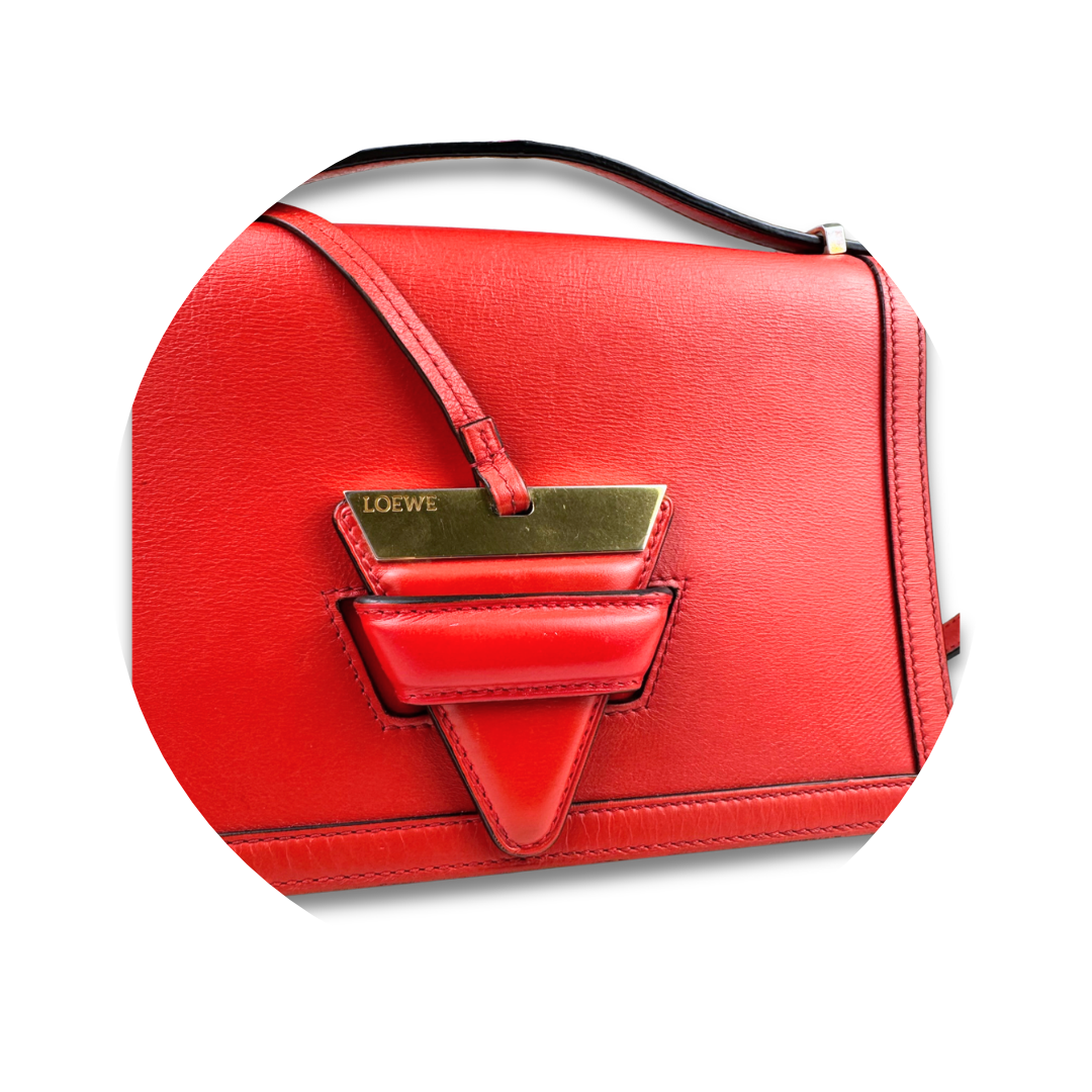 Loewe Red Barcelona Convertible Bag