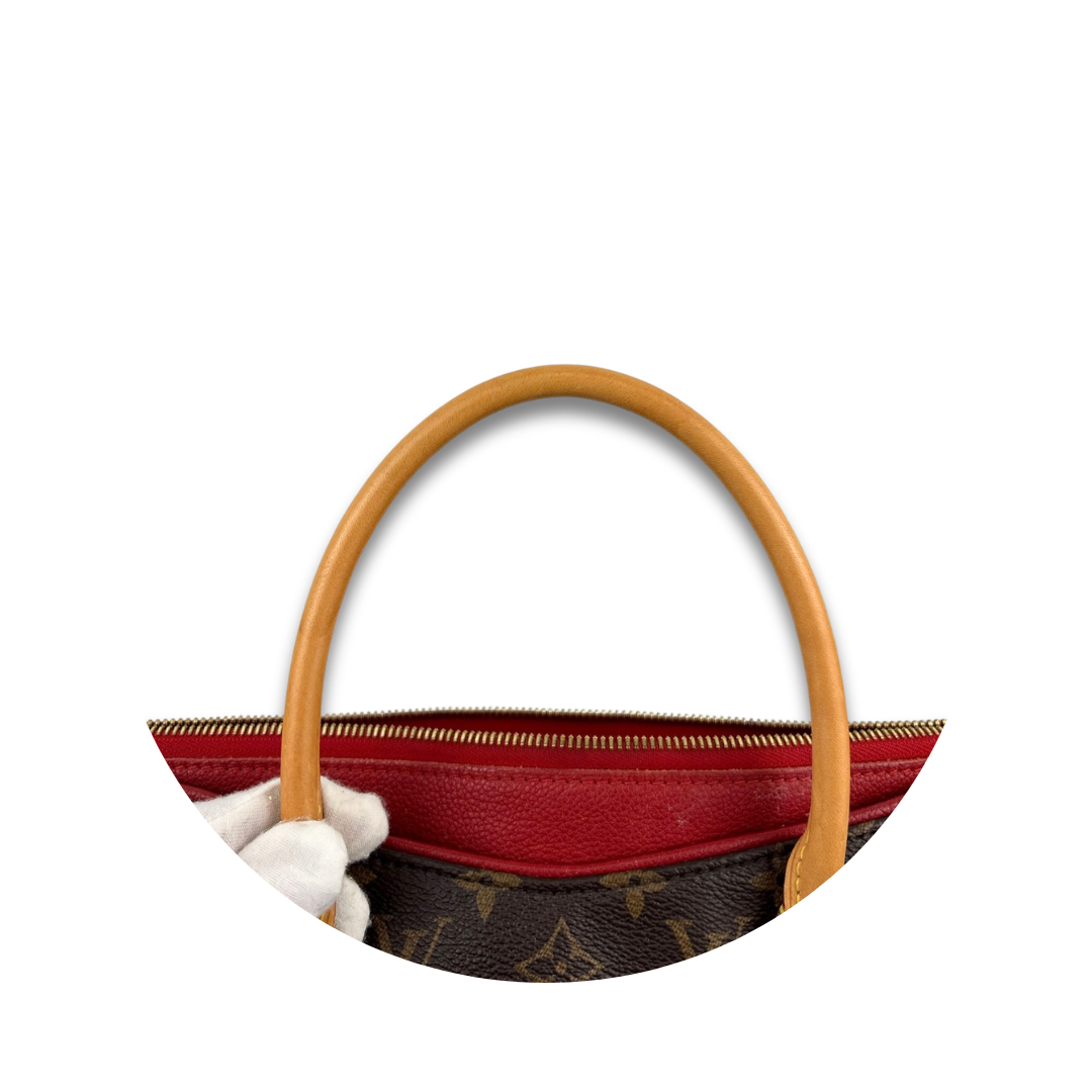 Louis Vuitton Monogram Pallas MM Red