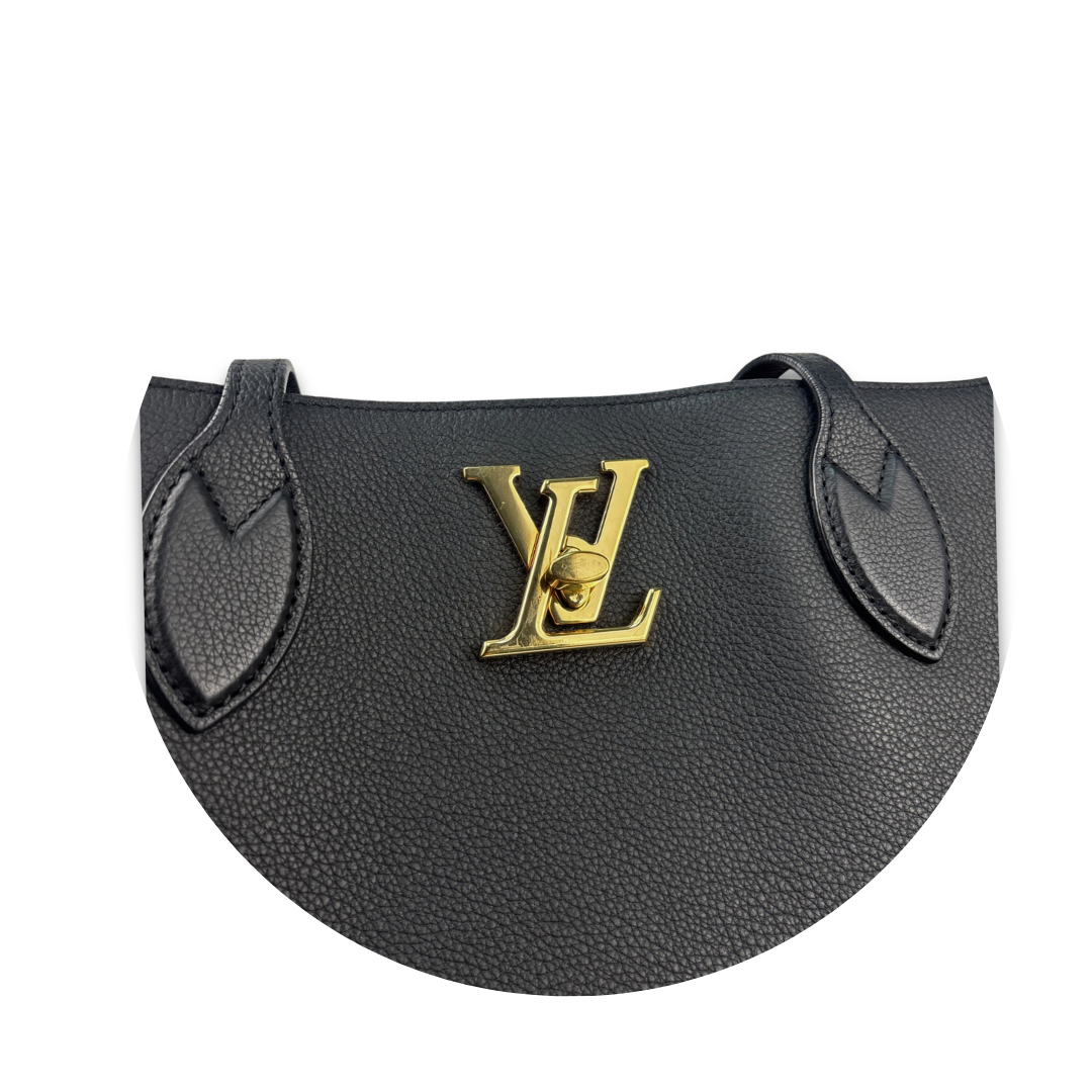 Louis Vuitton Black Lockme Shopper Tote