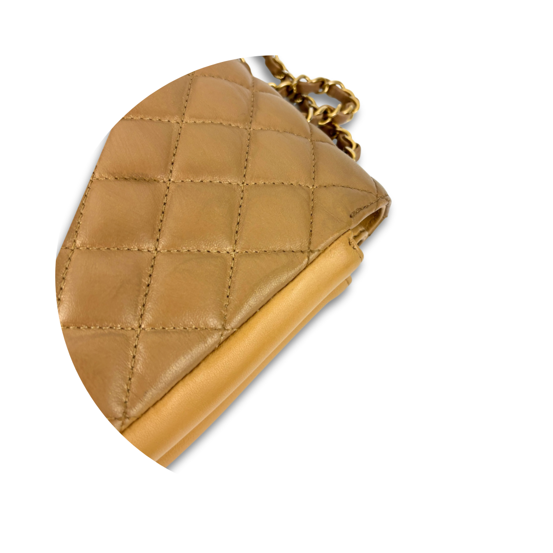 Chanel Brown CC Chic Medium Double Flap Bag