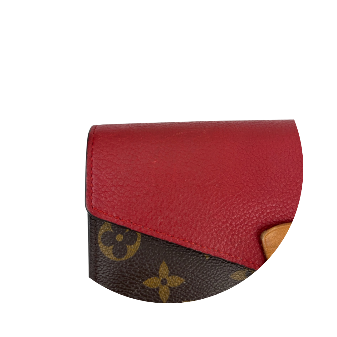 Louis Vuitton Monogram Pallas Wallet Red