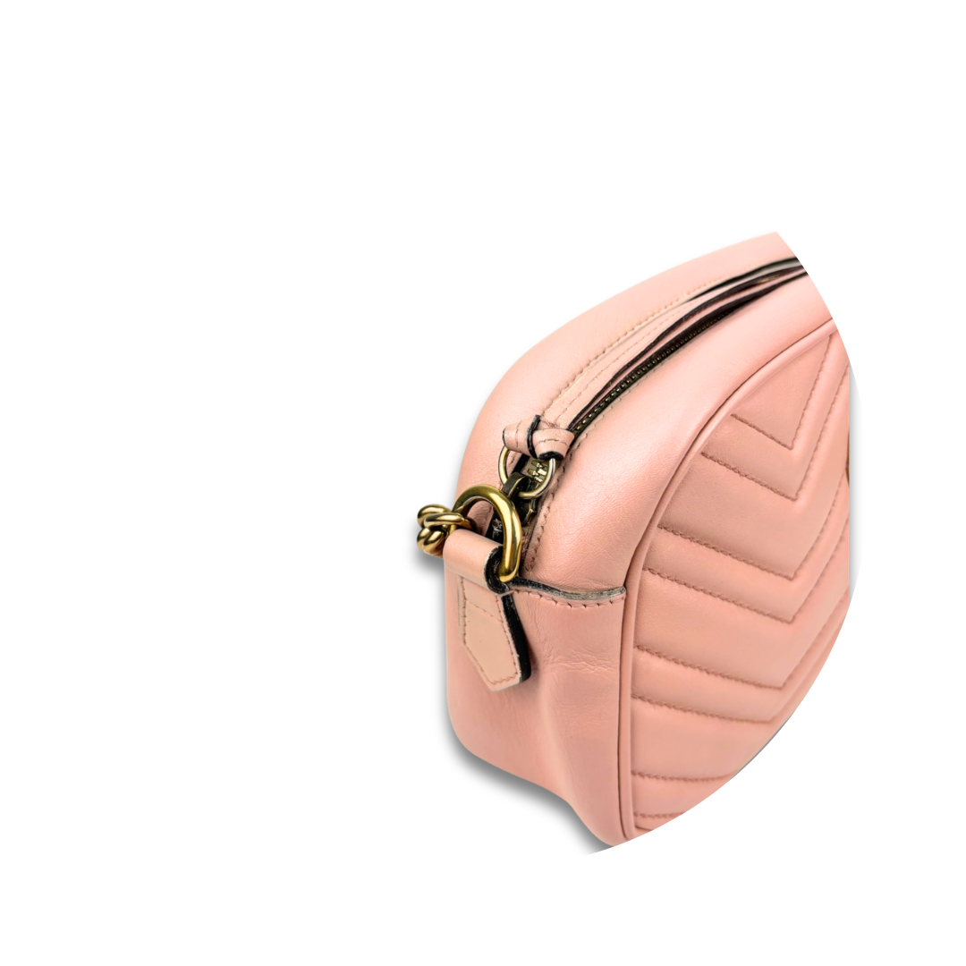 Gucci Pink Marmont Camera Bag