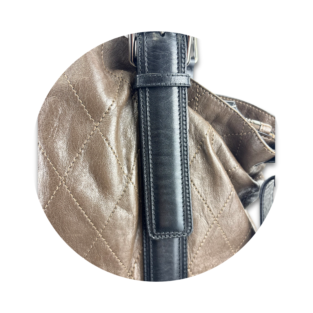 Chloe Large Quilted Two-Way Tote