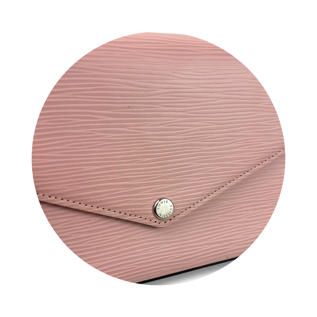 Louis Vuitton Pale Pink Epi Leather Pochette Felicie