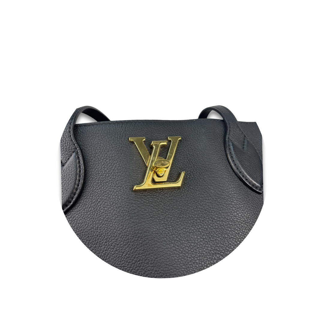 Louis Vuitton Black Lockme Shopper Tote