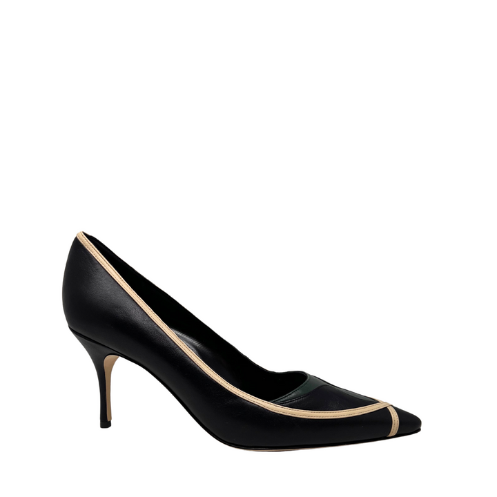 ラスト1【新品】Manolo Blahnik バレリーナ×ミュール バレリム 黒