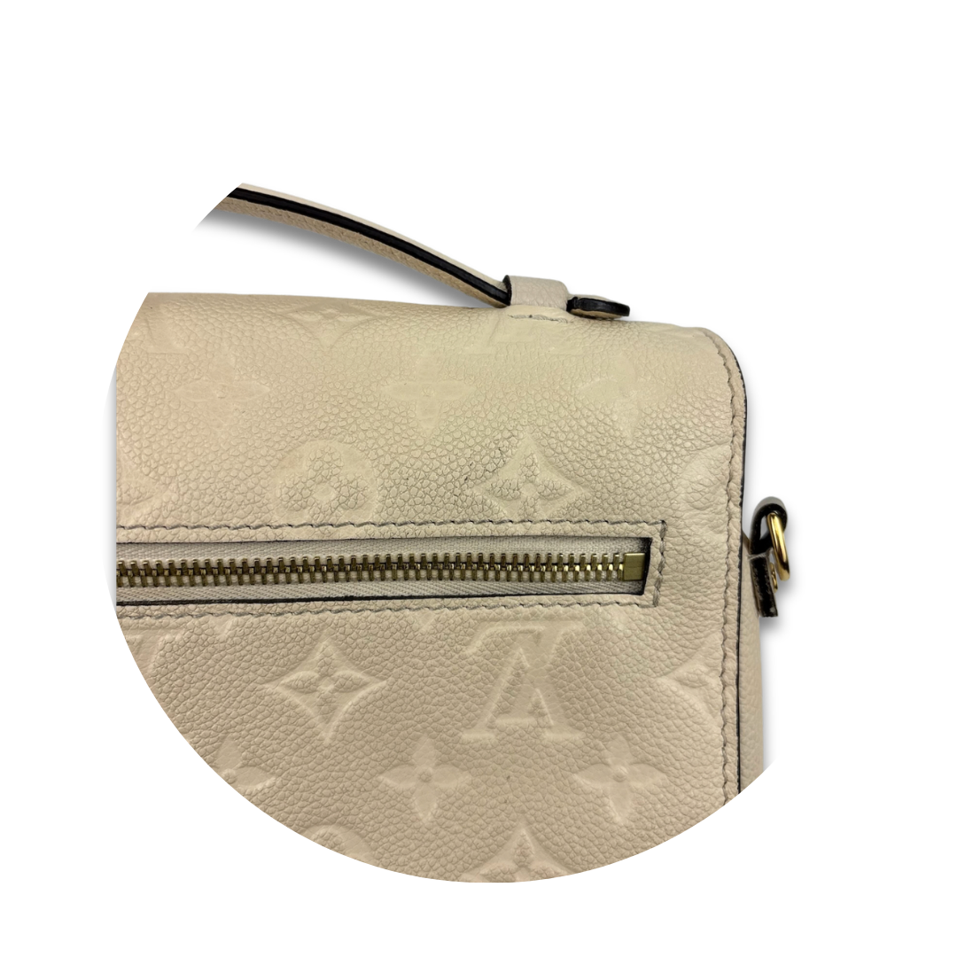 Louis Vuitton Cream Empreinte Pochette Métis