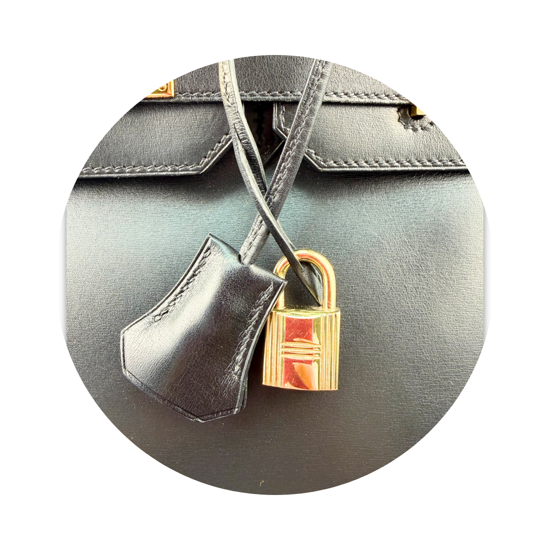 Hermès Box Calf Birkin 35 Noir
