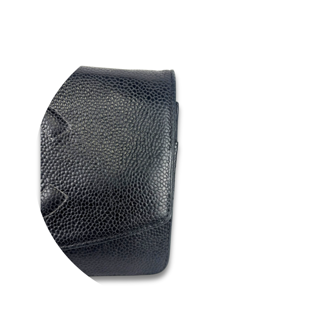 Chanel Caviar Black Classic Wallet on Chain