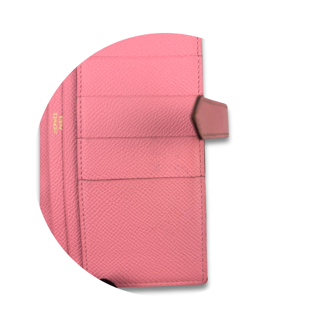Hermes Swift Bearn Wallet Pink