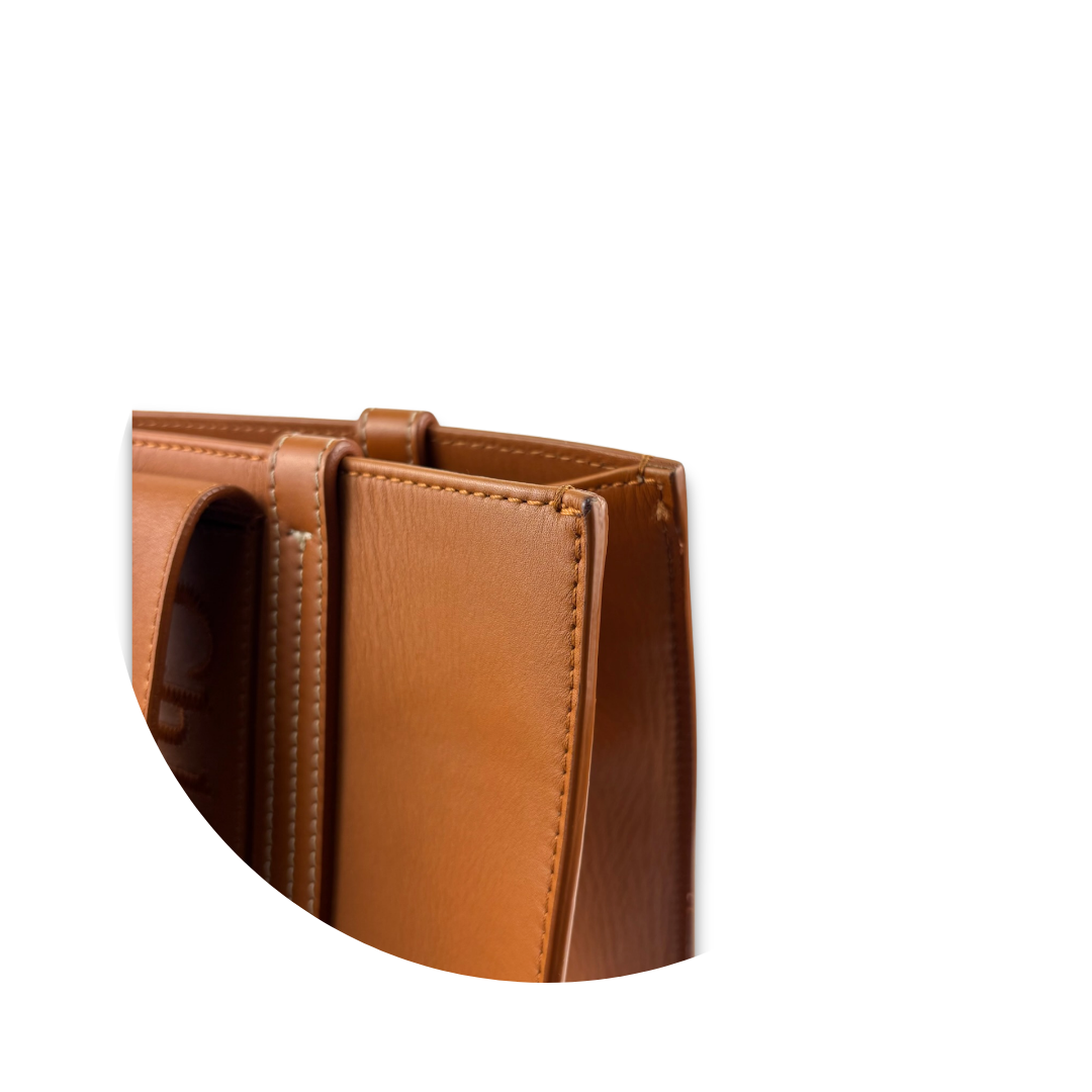 Chloe Leather Medium Woody Tote