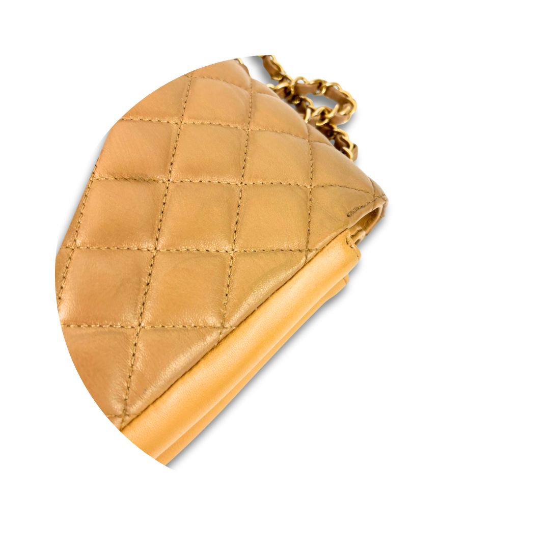 Chanel Brown CC Chic Medium Double Flap Bag