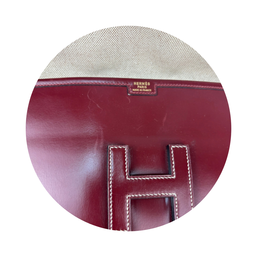 Hermès Box Calf Jige PM Clutch