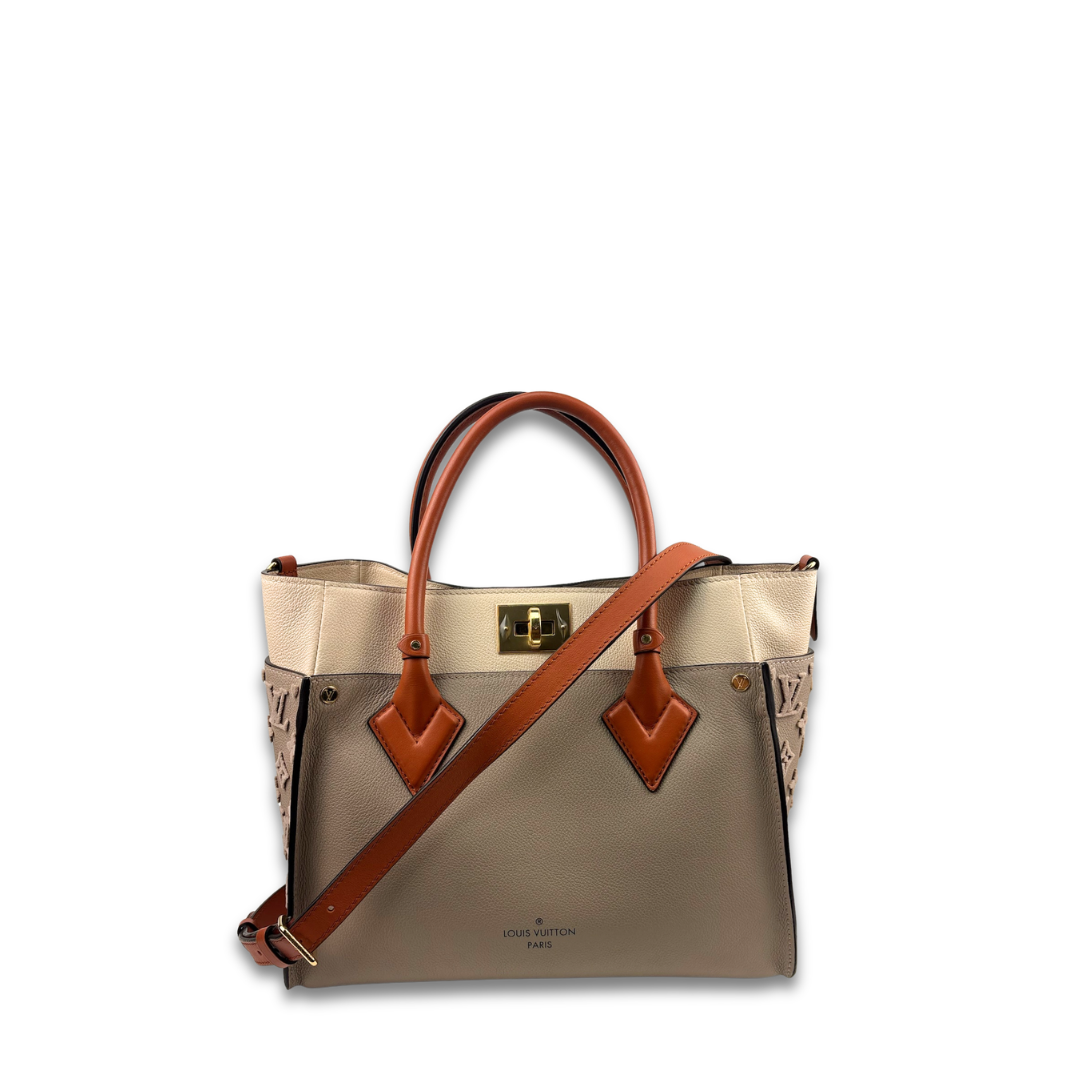 Louis Vuitton Taupe On My Side MM