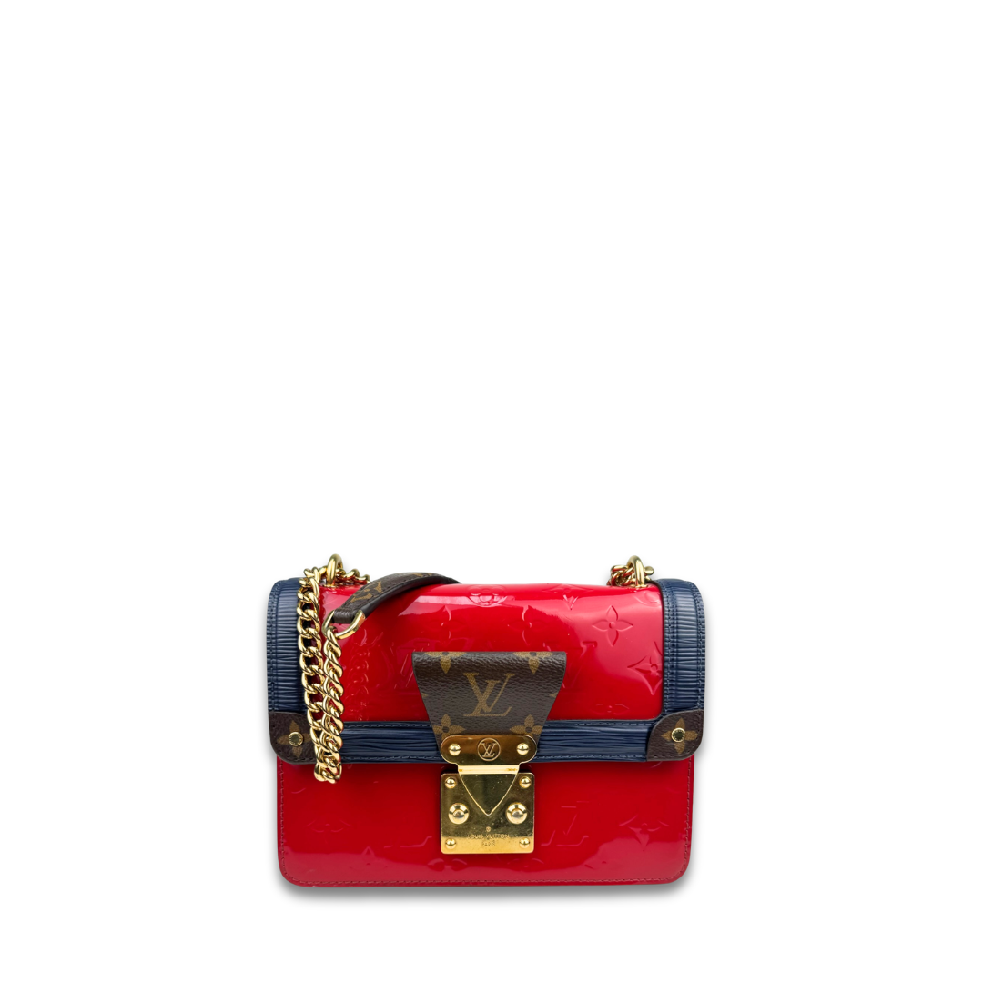 Louis Vuitton Red Vernis Wynwood Bag