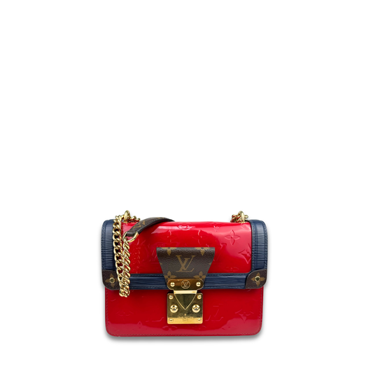 Louis Vuitton Red Vernis Wynwood Bag