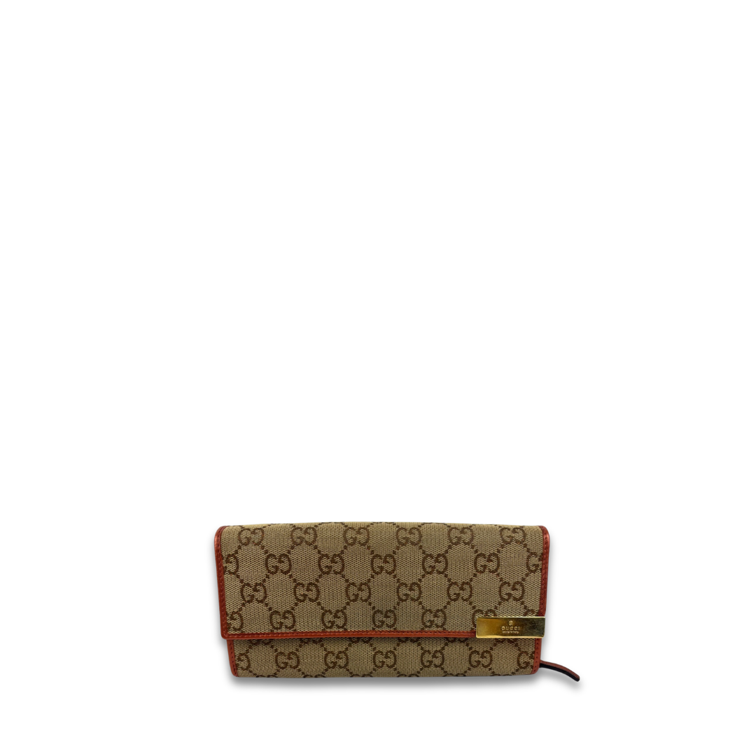 Gucci GG Canvas Continental Wallet