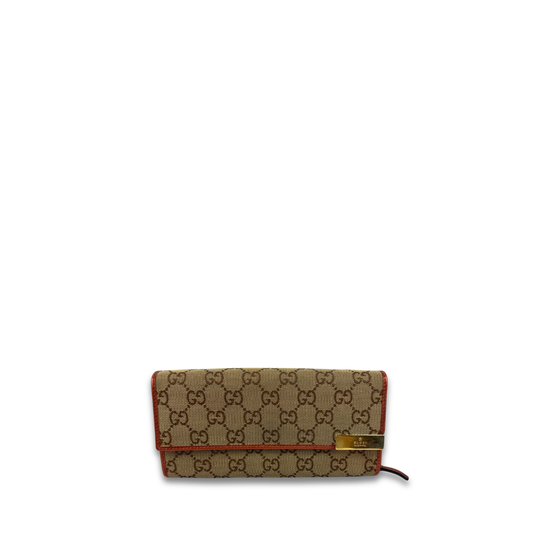 Gucci GG Canvas Continental Wallet