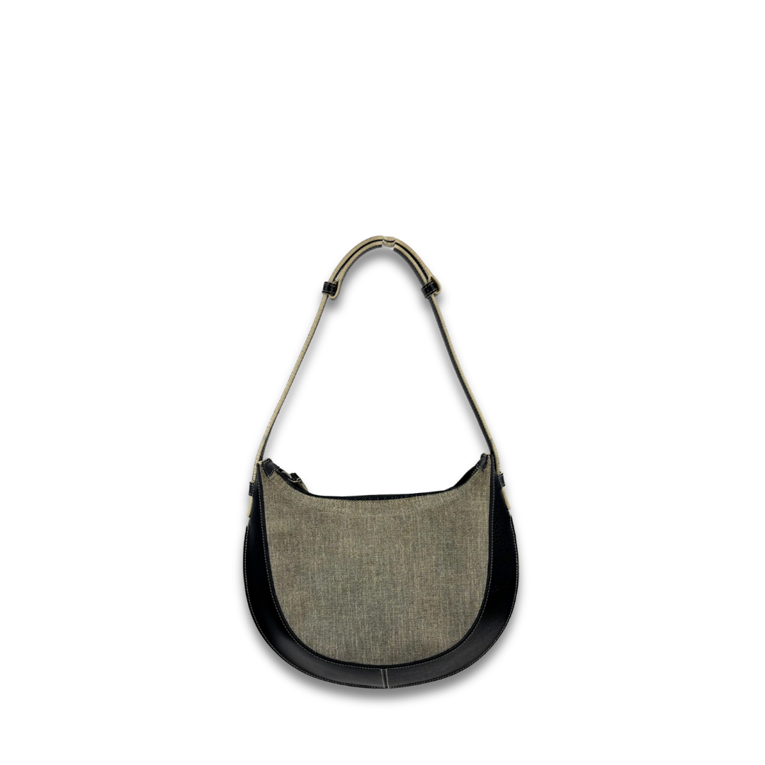 Loewe Canvas Vintage Luna Shoulder Bag