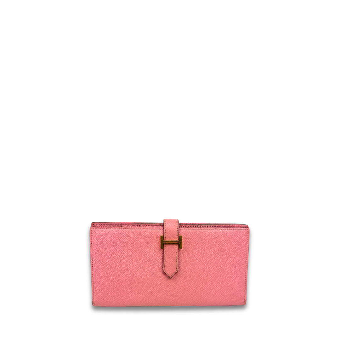 Hermes Swift Bearn Wallet Pink