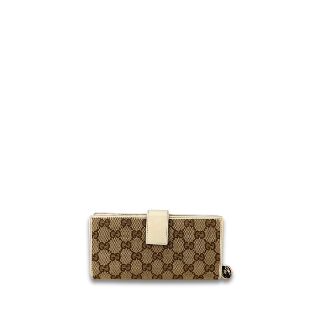 Gucci GG Canvas Continental Wallet