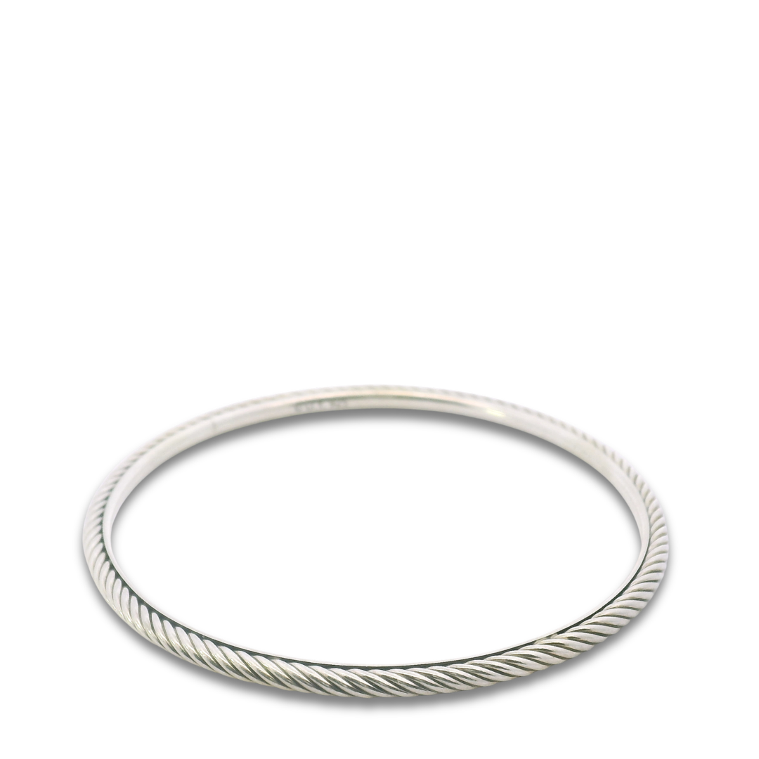 Dvid Yurman Sterling Silver Sculpted Bangle