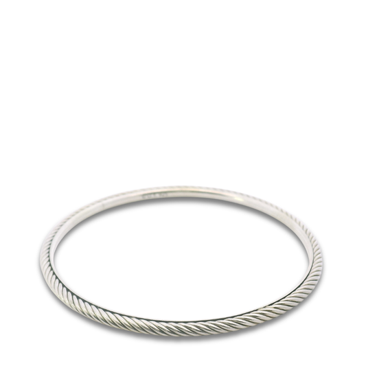 Dvid Yurman Sterling Silver Sculpted Bangle
