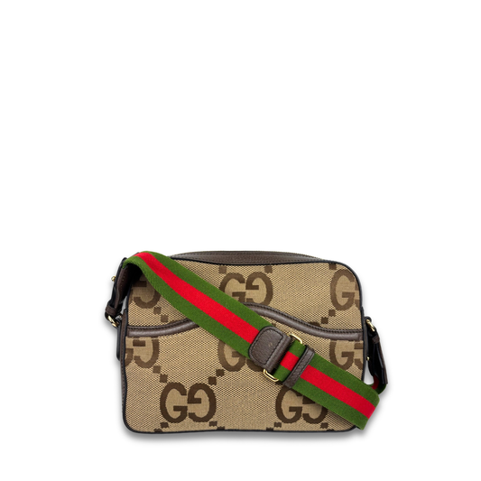 Gucci Jumbo GG Canvas Messenger Bag