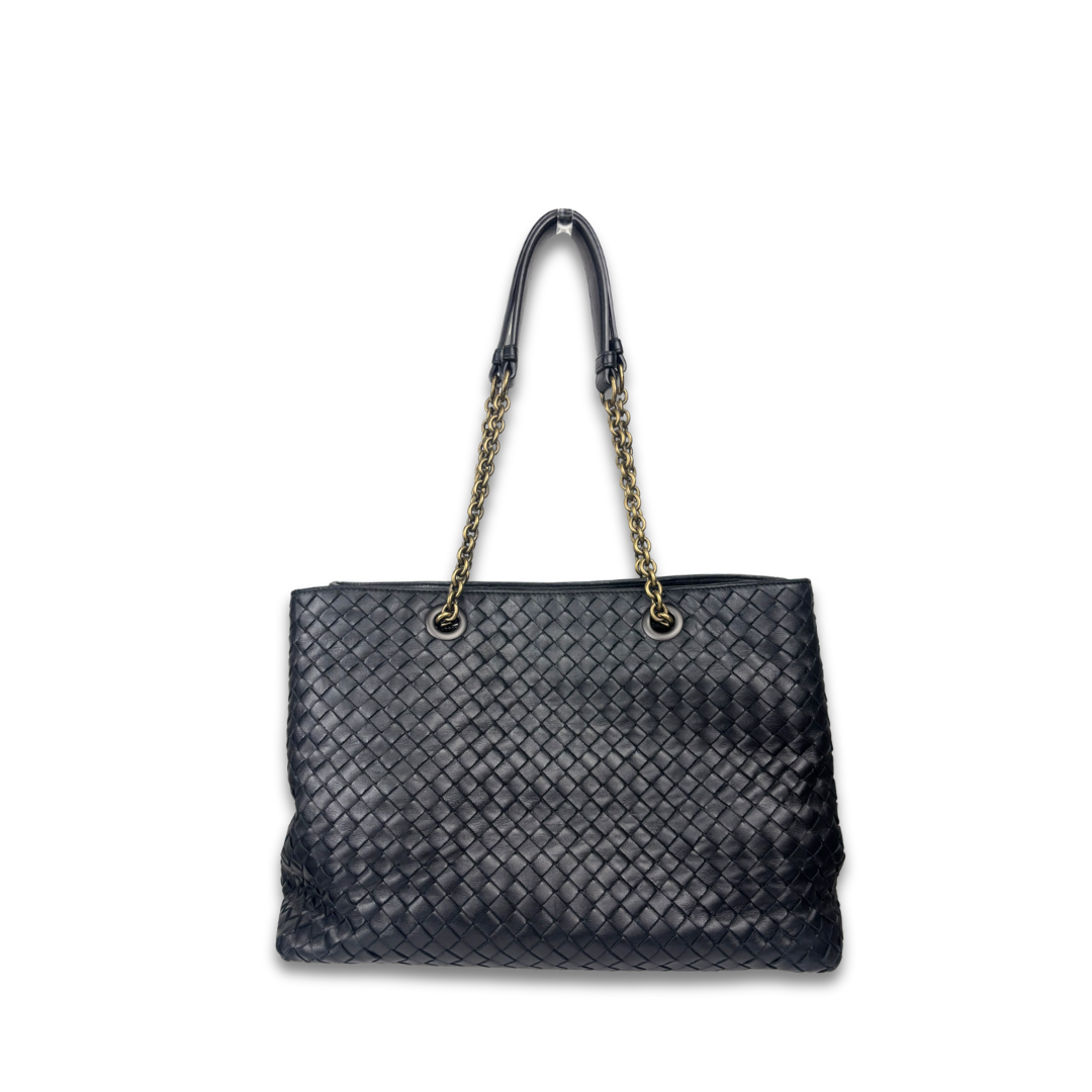 Bottega Veneta Intrecciato Chain Tote