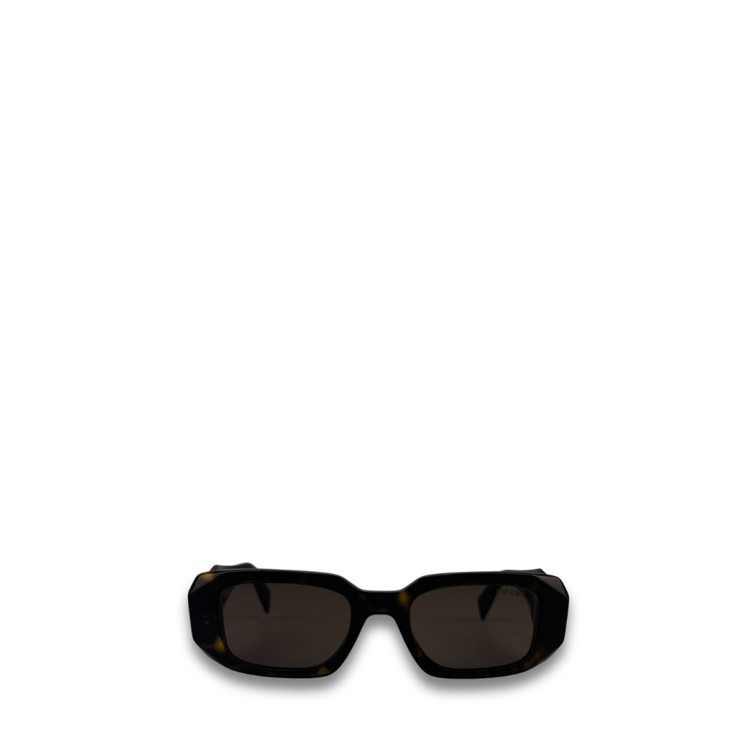 Prada Rectangular Tortoiseshell Sunglasses